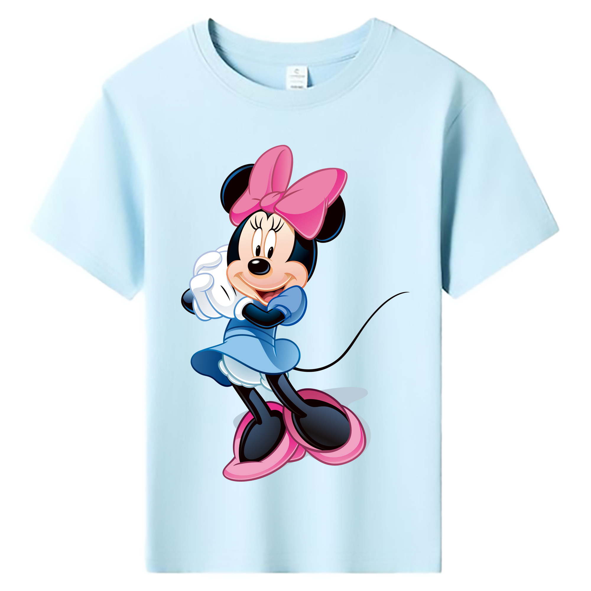 ミッキーマウス Mickey Mouse 綿100％キッズTシャツ（フロントプリント）